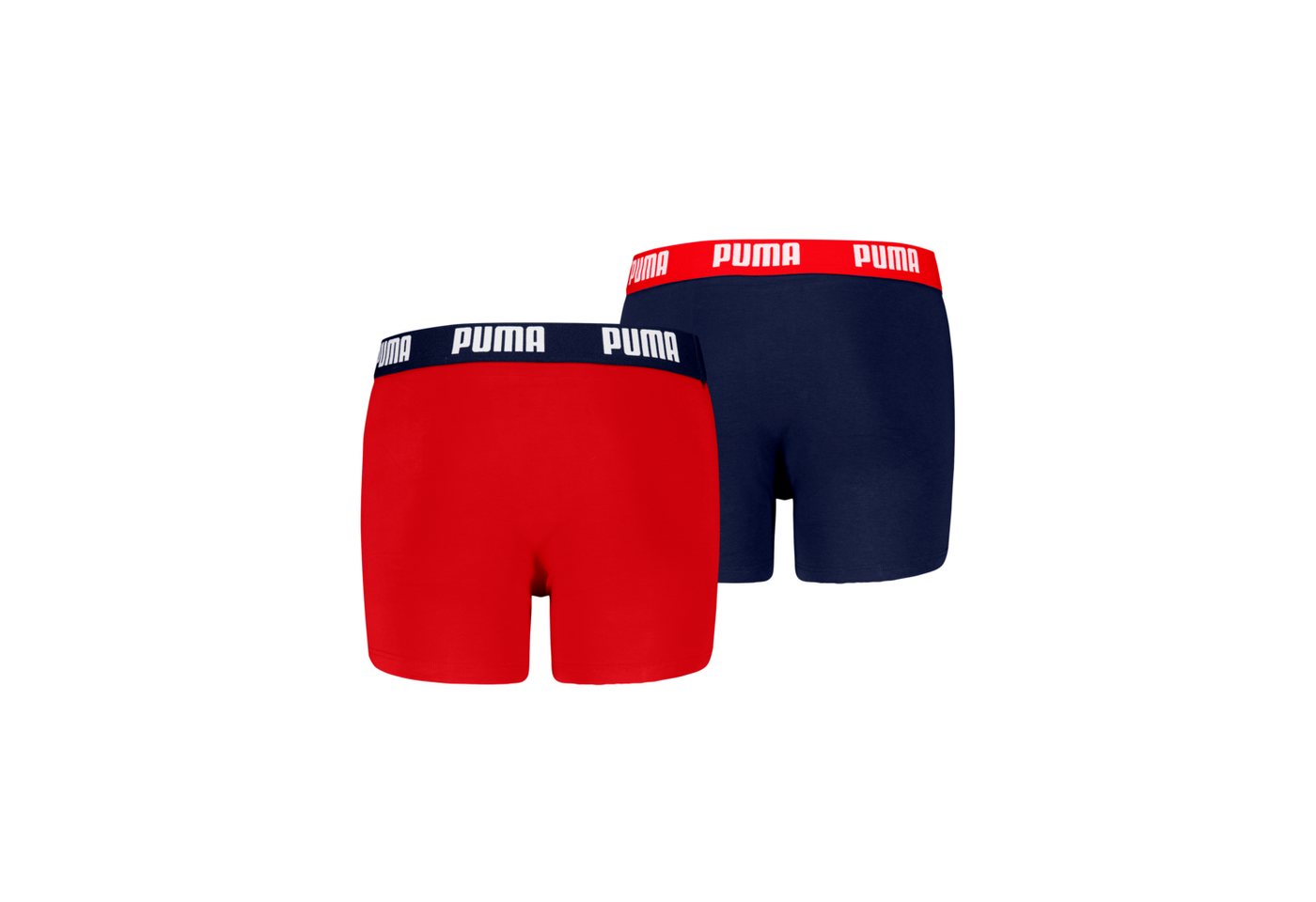 PUMA Boxershorts PUMA BOYS EVERYDAY BASIC BOXERS (2er Pack) Komfortabler Logobund, ohne Eingriff – Bild 2 von 2