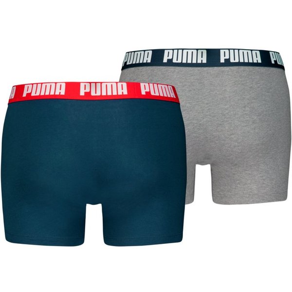 PUMA Boxershorts PUMA MEN EVERYDAY BASIC BOXERS 2P (Packung, 2er Pack) mit Puma Webbund