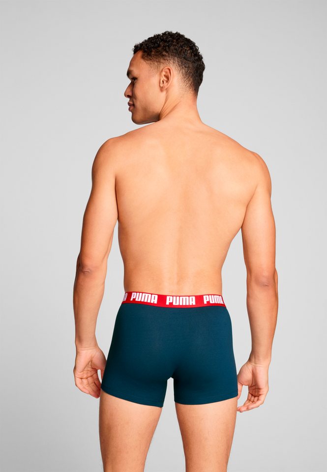 PUMA Boxershorts PUMA MEN EVERYDAY BASIC BOXERS 2P (Packung, 2er Pack) mit Puma Webbund – Bild 4 von 5