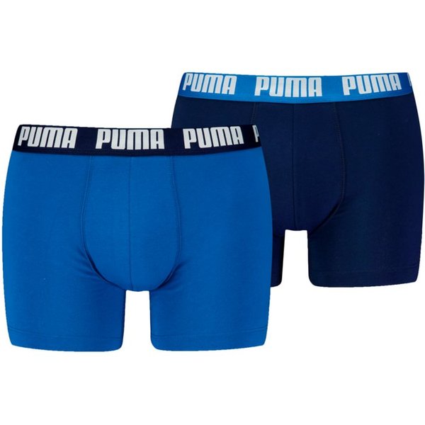 PUMA Boxershorts PUMA MEN EVERYDAY BASIC BOXERS 2P (Packung, 2er Pack) mit Puma Webbund