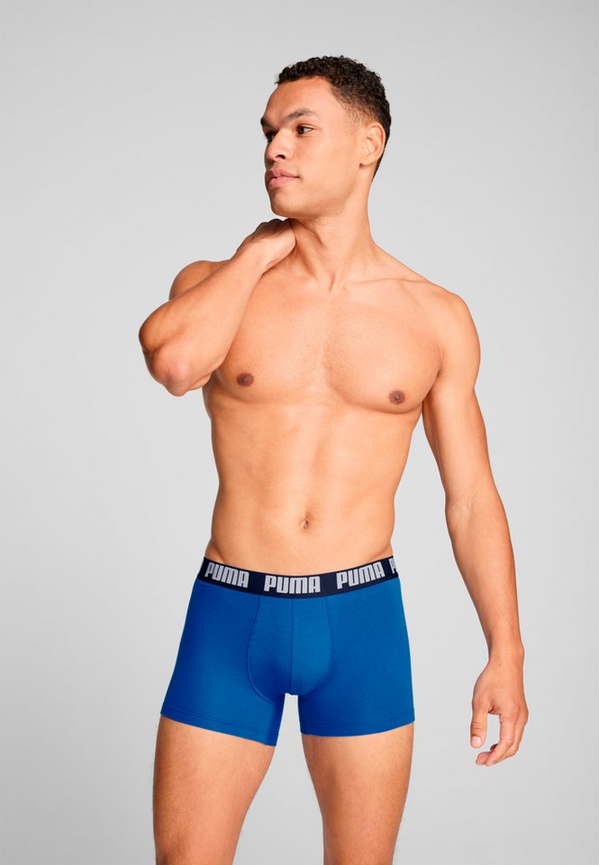 PUMA Boxershorts PUMA MEN EVERYDAY BASIC BOXERS 2P (Packung, 2er Pack) mit Puma Webbund – Bild 2 von 5