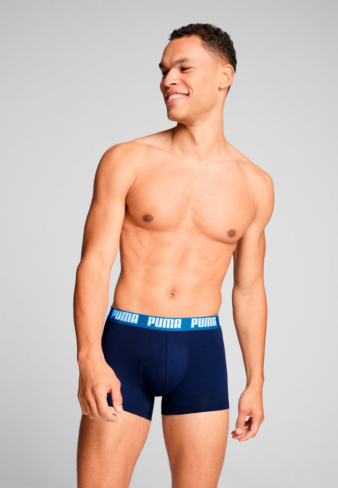 PUMA Boxershorts PUMA MEN EVERYDAY BASIC BOXERS 2P (Packung, 2er Pack) mit Puma Webbund – Bild 3 von 5
