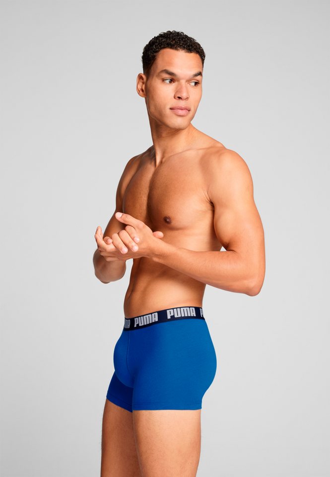 PUMA Boxershorts PUMA MEN EVERYDAY BASIC BOXERS 2P (Packung, 2er Pack) mit Puma Webbund – Bild 4 von 5
