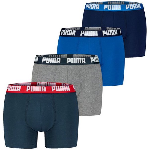 PUMA Boxershorts PUMA MEN EVERYDAY BOXER 4P ECOM (Spar-Pack, 2-St., 4er-Pack)