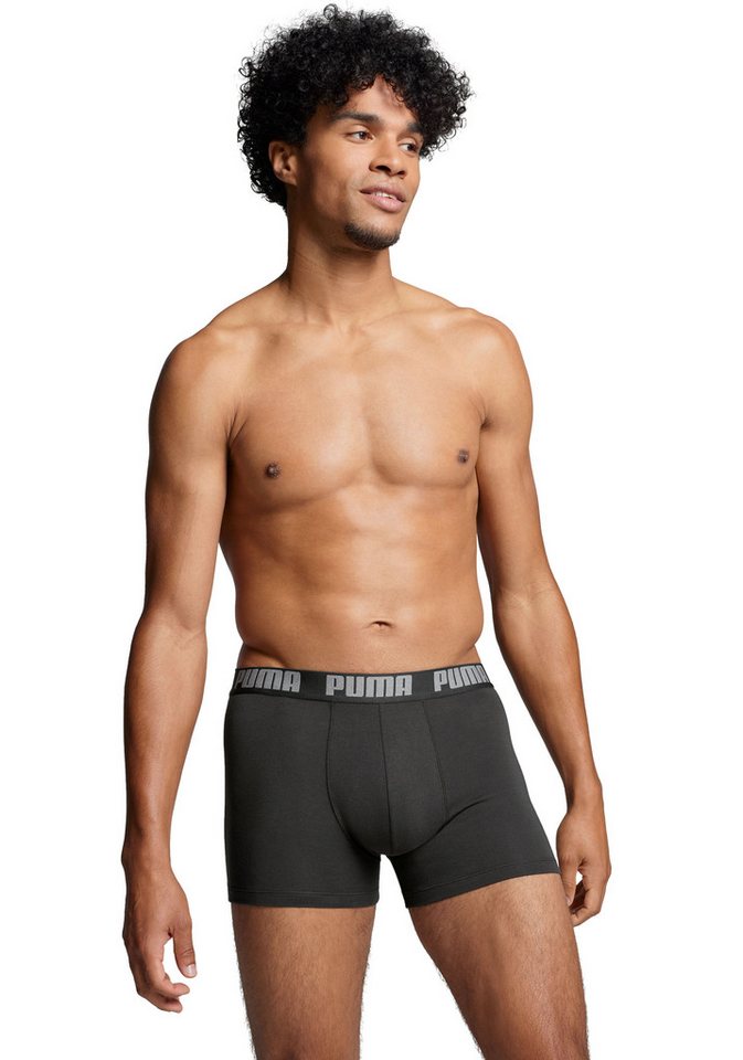 PUMA Boxershorts PUMA MEN EVERYDAY BOXER (6er Pack) Elastischer Logobund, Stretchmaterial, ohne Eingriff – Bild 5 von 5