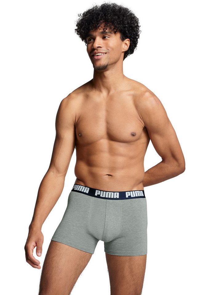PUMA Boxershorts PUMA MEN EVERYDAY BOXER (6er Pack) Elastischer Logobund, Stretchmaterial, ohne Eingriff – Bild 3 von 5