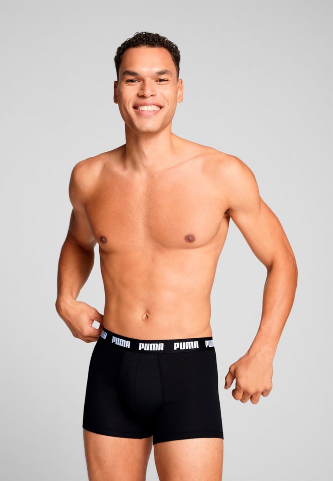 PUMA Boxershorts PUMA MEN EVERYDAY BOXERS 3P (3er Pack) mit Komfortbund – Bild 2 von 5