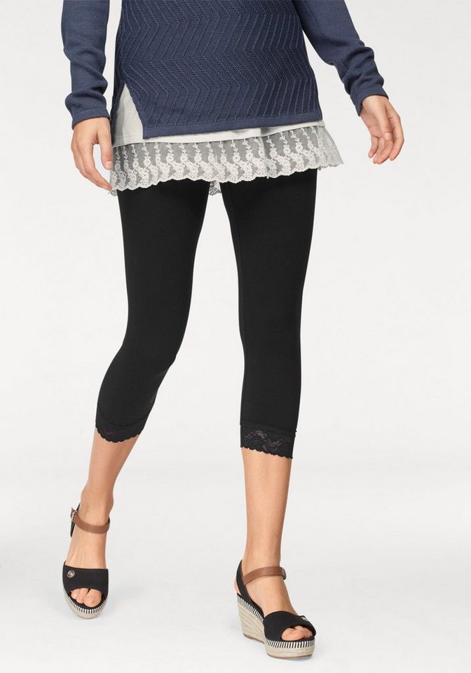 Boysen's Leggings (2er-Pack) mit Spitze – Bild 3 von 5