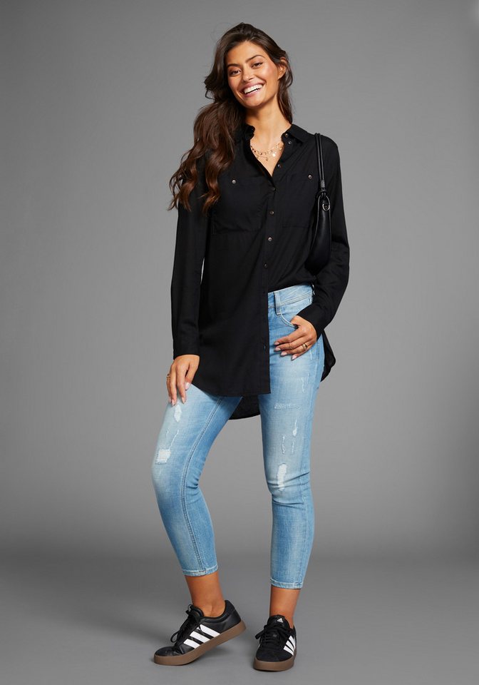 Boysen's Longbluse mit tiefen Seitenschlitzen – Bild 5 von 5