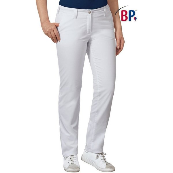 bp Chinohose Damen Stretch Chinohose, weiß Industriewäsche geeignet