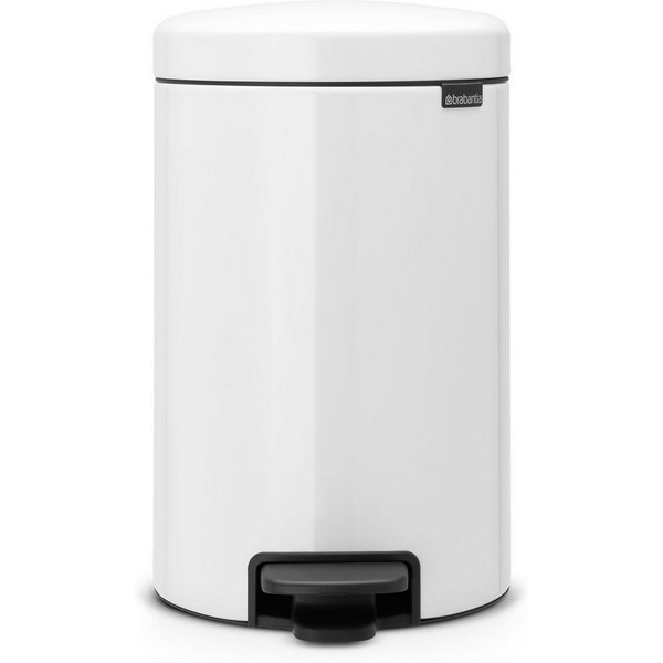 Brabantia Mülleimer NewIcon Treteimer, 12L, sanft schließender Deckel, mit leichter Pedalbedienung