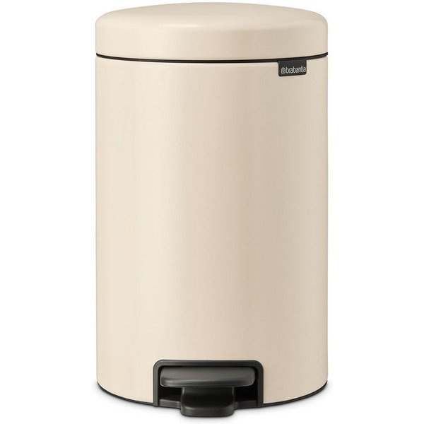 Brabantia Mülleimer NewIcon Treteimer, 12L, sanft schließender Deckel, mit leichter Pedalbedienung