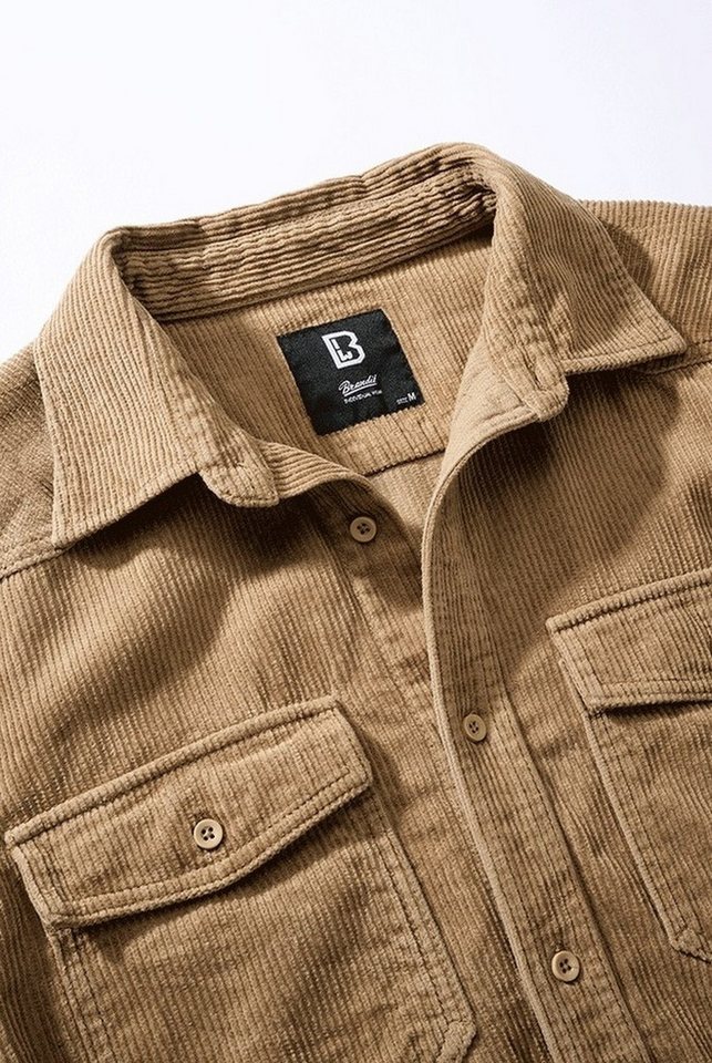 Brandit Langarmhemd Corduroy Classic – Bild 3 von 5