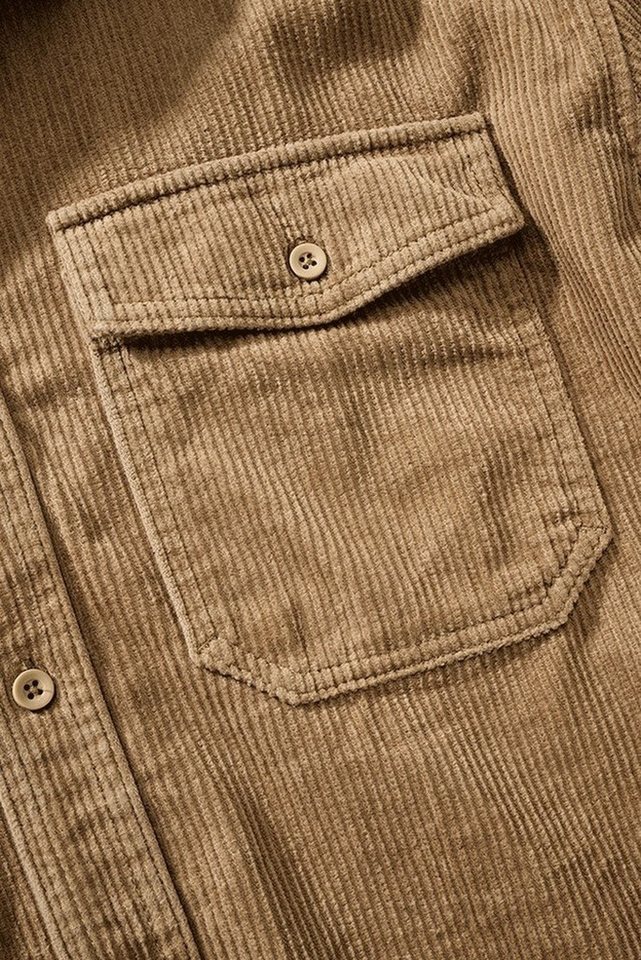 Brandit Langarmhemd Corduroy Classic – Bild 4 von 5