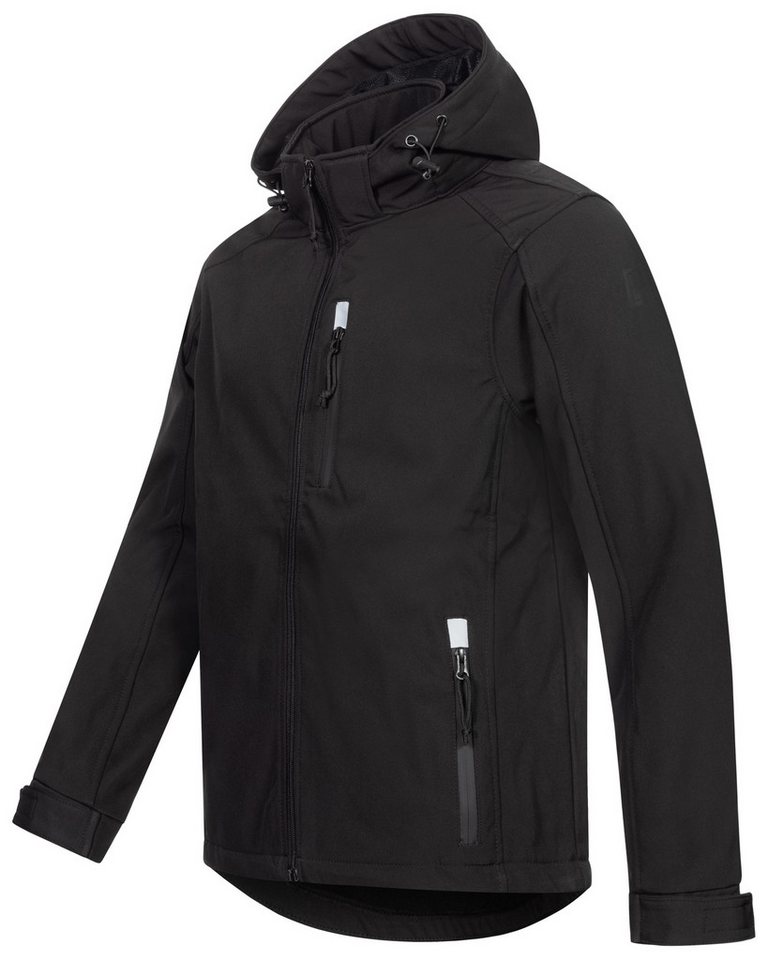 Brandit Softshelljacke Herren Softshelljacke Herbst Winter Jacke Regen Übergangs Allwetter – Bild 2 von 5