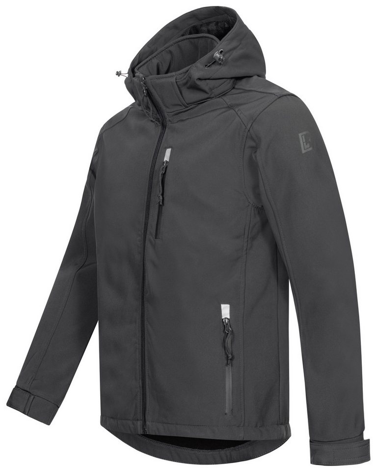 Brandit Softshelljacke Herren Softshelljacke Herbst Winter Jacke Regen Übergangs Allwetter – Bild 2 von 5