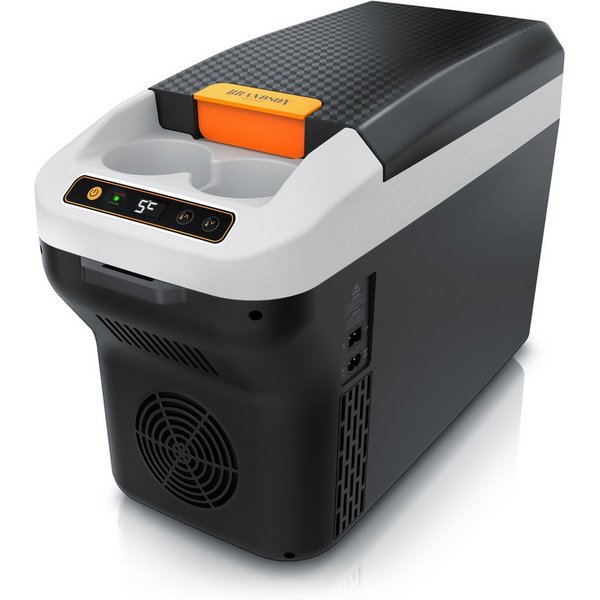 Brandson Elektrische Kühlbox elektrisch, 10L - kühlt & wärmt, 230 V Netzspannung & 12 V KFZ Auto, 10 l, Heizen max. 65°C, Kühlen 20°C unter Umgebungstemperatur