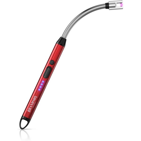 Brandson Feuerzeug elektrisch, Lichtbogen Stabfeuerzeug USB aufladbar (1-St), USB-C aufladbar, flexibler Hals für, Kerzen, Gasherde, Grill, Kamin