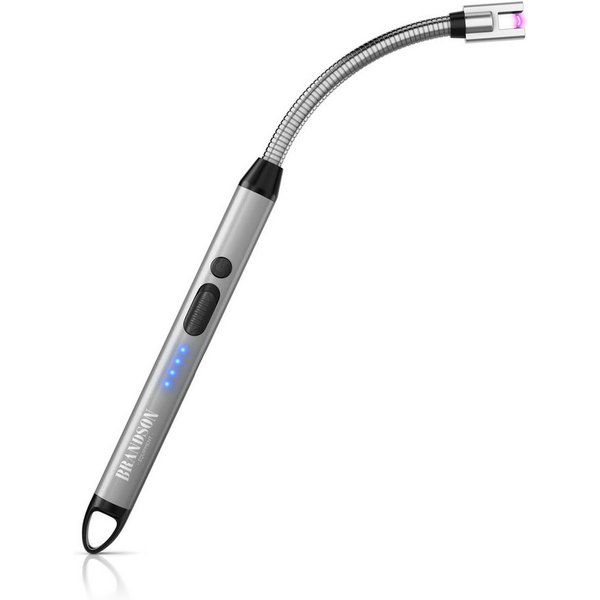 Brandson Feuerzeug elektrisch, Lichtbogen Stabfeuerzeug USB aufladbar (1-St), USB-C aufladbar, flexibler Hals für, Kerzen, Gasherde, Grill, Kamin