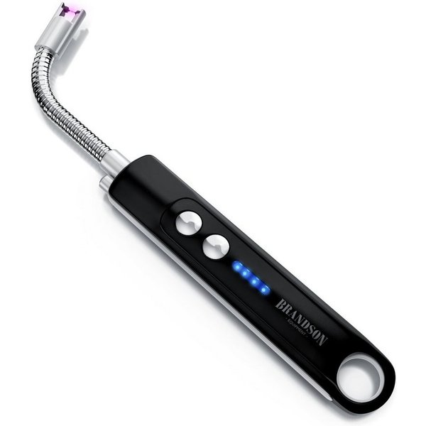 Brandson Feuerzeug elektrisch, Lichtbogen Stabfeuerzeug USB aufladbar (1-St), Kerzenanzünder für Küche, Kerzen, Gasherde, Grill, Kamin, flammenlos