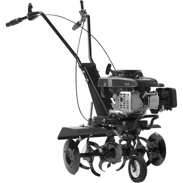 BRAST Benzinmotorhacke Ackerfräse 4,4kW (6PS) mit Selbstantrieb, 4-Takt OHV-Motor mit 176ccm, 60 cm Arbeitsbreite, TÜV geprüft, massiver Stahlrahmen, Gartenfräs