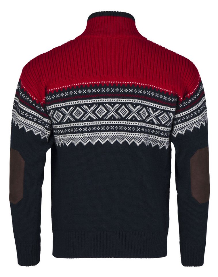 Bråtens Norwegerpullover Marius - Norweger Strickjacke mit Reißveschluss gestrickt aus robuster norwegischer Wolle – Bild 2 von 3
