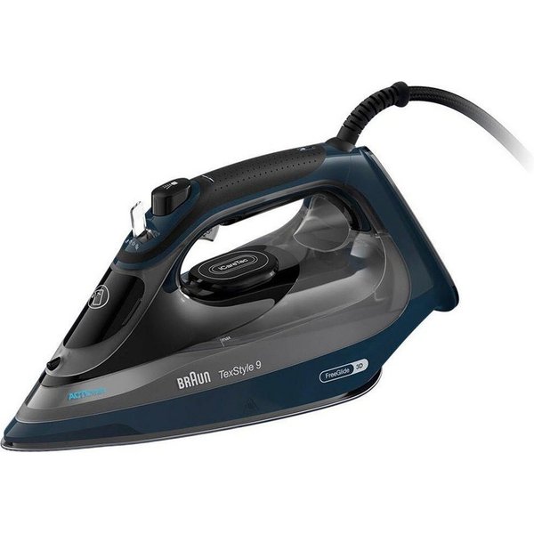 Braun Dampfbügeleisen SI 9682 DB TexStyle 9 - Dampfbügeleisen - dunkelblau, 3200 W
