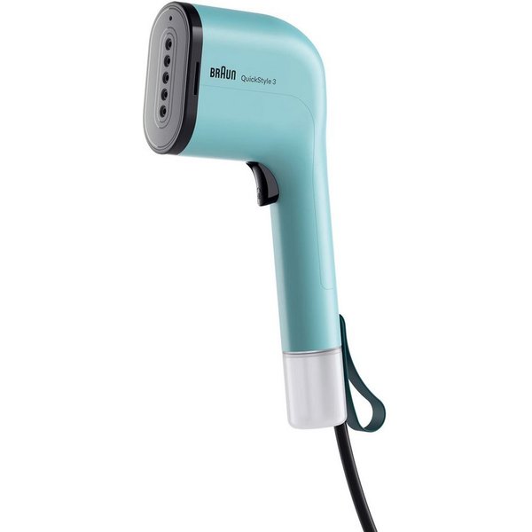 Braun Dampfbürste QuickStyle 3 GS 3013 GR - 20 g/min Dampfmenge, 30 Sek. Aufheizzeit, 1100 W, 1.100 W, 70 ml Wassertank, hitzebeständige Tasche, 2,0 m Kabel