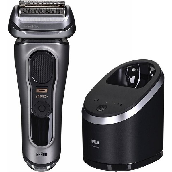 Braun Elektrorasierer 218221 Wet&Dry Series 9 Rasierer Grau
