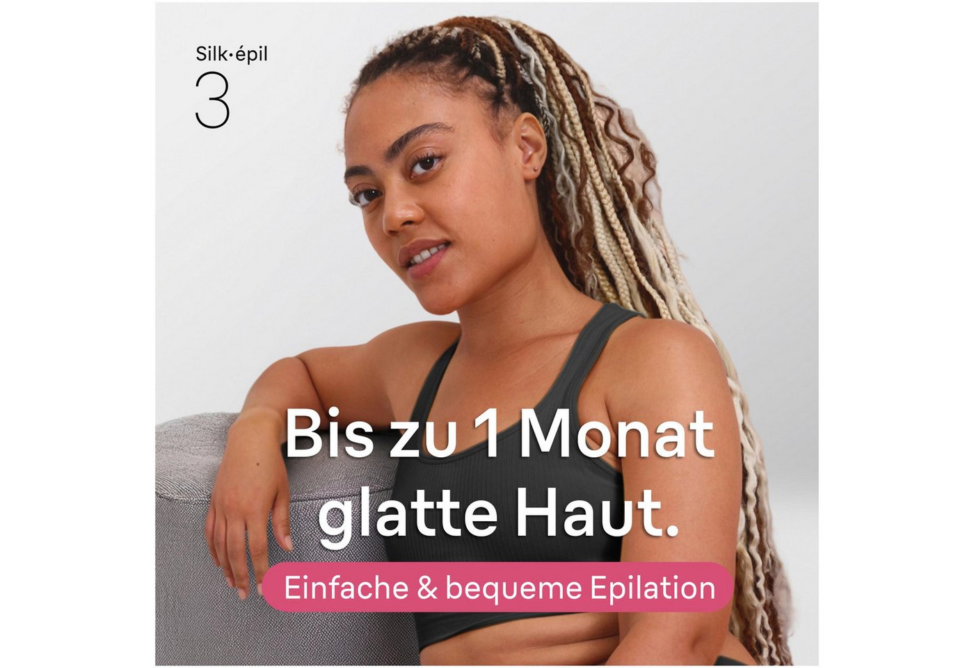 Braun Epilierer 3-000, Kabelgebunden, langlebig, mit Smartlight und Massagerollen – Bild 3 von 5