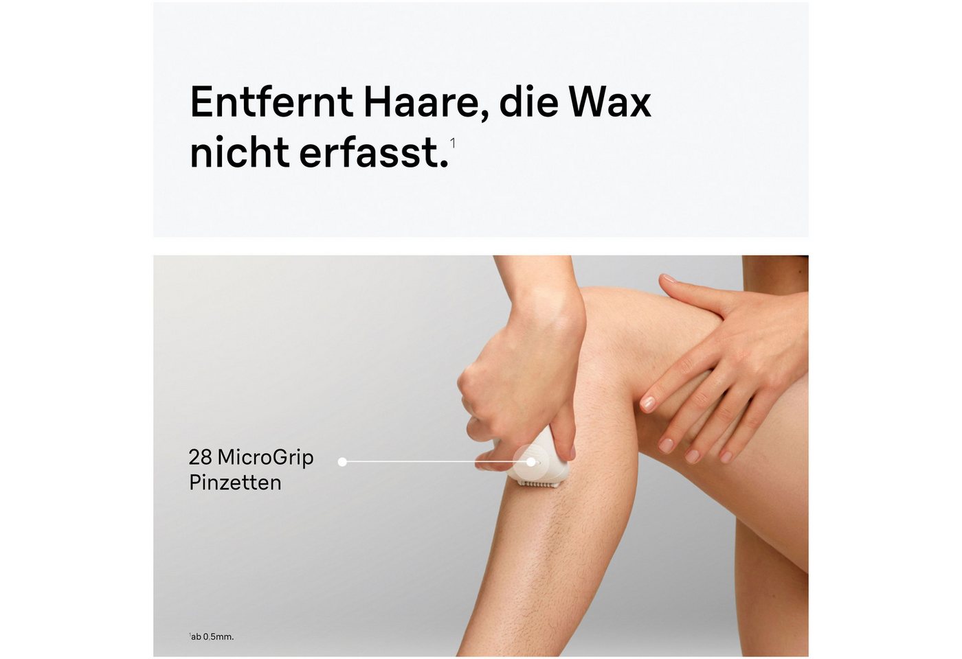 Braun Epilierer Silk-épil 5 SE5-030, Wet & Dry, Einfache Haarentfernung, Rasieraufsatz und Trimmeraufsatz – Bild 5 von 5