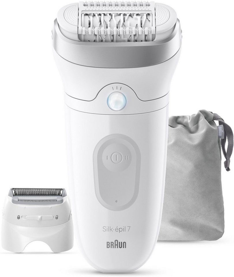 Braun Epilierer Silk-épil 7 SE7-041, Rasier- & Trimmeraufsatz, Wet&Dry – Bild 2 von 5
