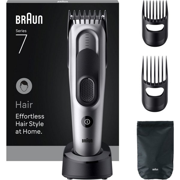 Braun Haarschneider HC7590, Lebenslang scharfe Klinge, 17 Längeneinstellungen, 50 Min Laufzeit