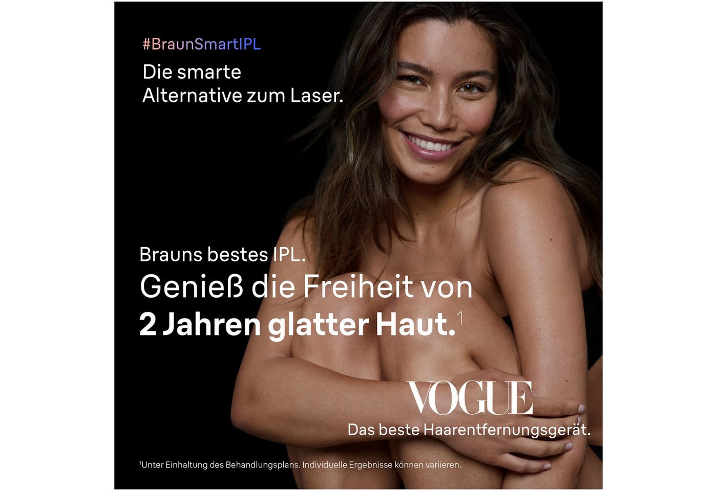 Braun IPL-Haarentferner PL7431 & Face 810, 400000 Lichtimpulse, 4 smarte Aufsätze & FaceSpa Gesichtsepilierer & Reinigungssystem – Bild 3 von 5