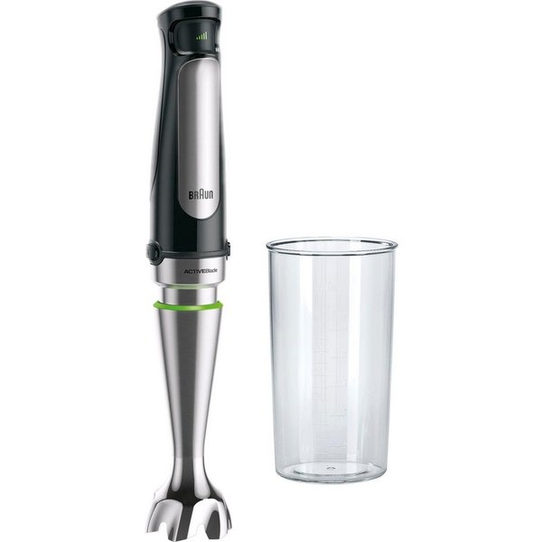 Braun Stabmixer MultiQuick 7 MQ 7000X - 1000W, Stufenlosregulierbar, Dynamische Klinge, 1000 W, Spritzschutz, Extra Mahlklinge, Mixer, Zubehör spülmaschinenfest