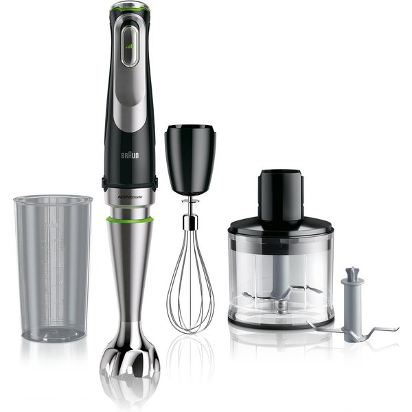 Braun Stabmixer MultiQuick 9 MQ 9135XI, 1200 W, Schneebesen, Crushed-Eis, Zerkleinerer, Advanced-Smart-Speed