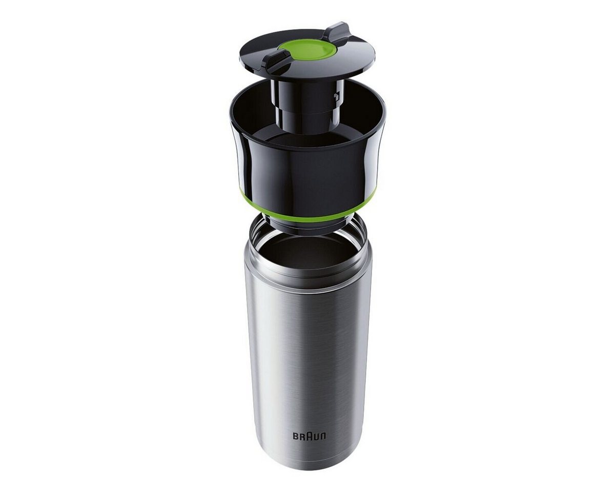 Braun Thermobecher BRSC001, Edelstahl, 330 ml, Thermal Mug, auslaufsicher – Bild 2 von 2