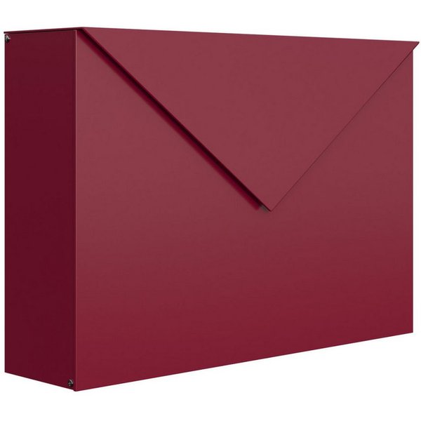 Bravios Wandbriefkasten Wandbriefkasten Letter in Rot