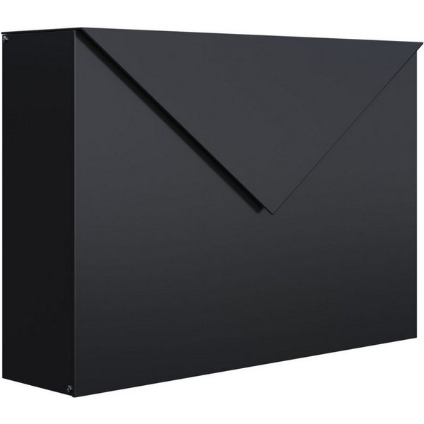 Bravios Wandbriefkasten Wandbriefkasten Letter in Schwarz