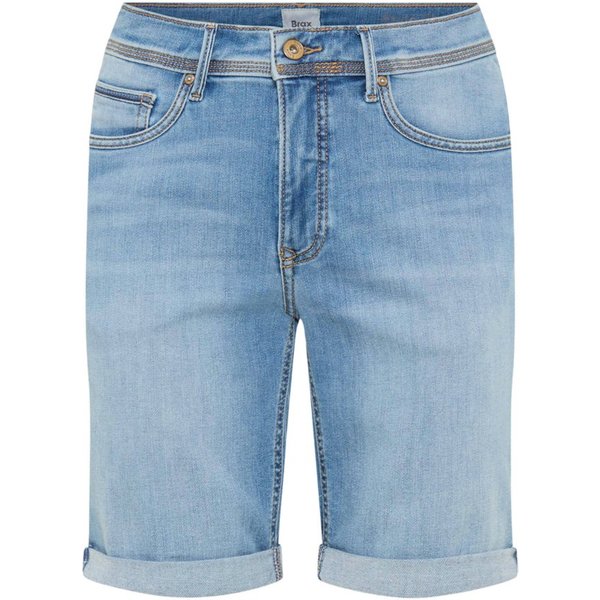 Brax Bermudas blau,Freizeit,Baumwolle,Unifarben,Slim Fit,Niedrig
