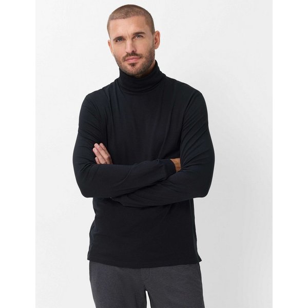 Brax Rollkragenpullover Style BENNO Hi-FLEX Jersey: Langarmshirt im Baumwollmix
