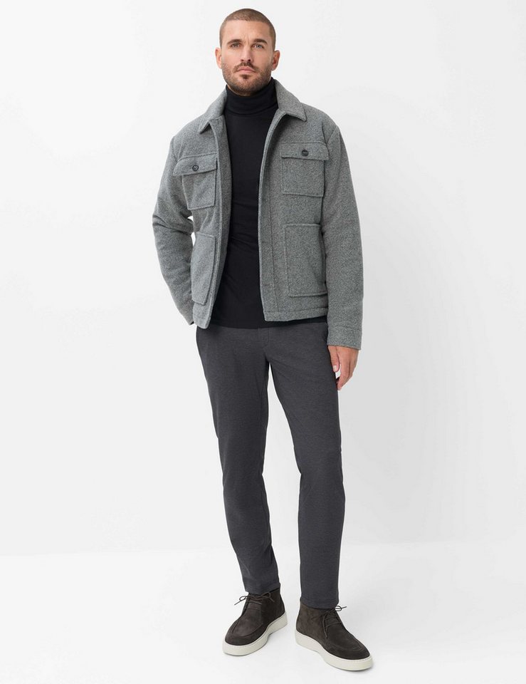 Brax Rollkragenpullover Style BENNO Hi-FLEX Jersey: Langarmshirt im Baumwollmix – Bild 3 von 5
