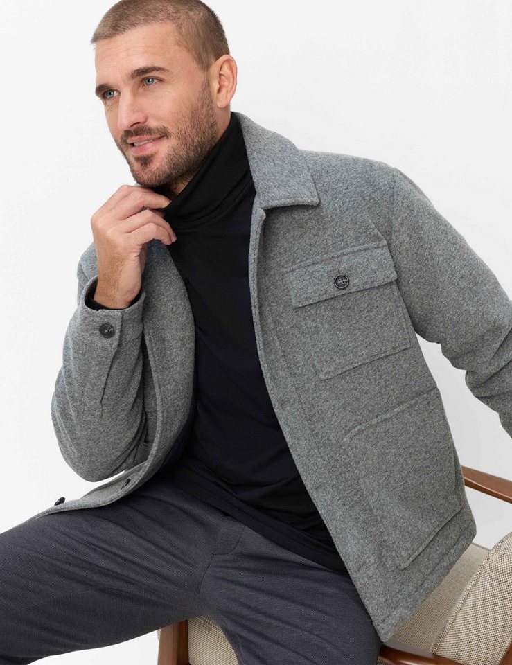 Brax Rollkragenpullover Style BENNO Hi-FLEX Jersey: Langarmshirt im Baumwollmix – Bild 4 von 5