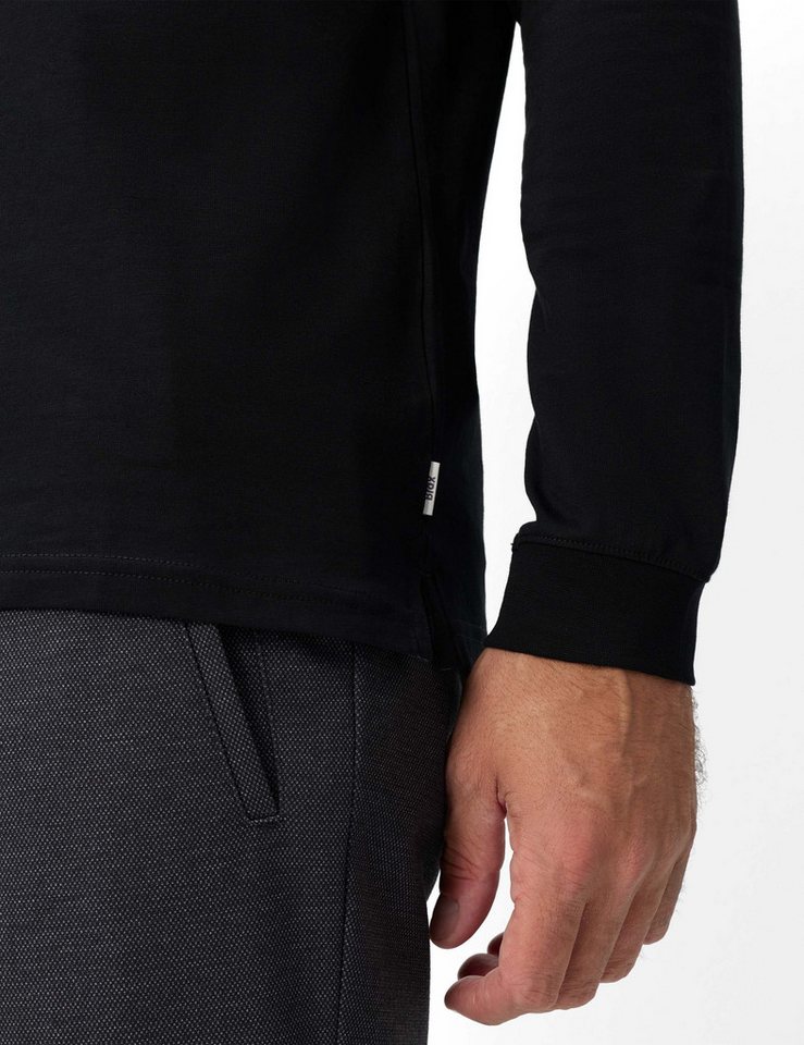 Brax Rollkragenpullover Style BENNO Hi-FLEX Jersey: Langarmshirt im Baumwollmix – Bild 5 von 5