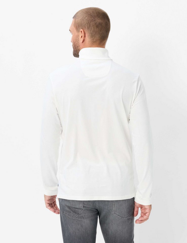 Brax Rollkragenpullover Style BENNO Hi-FLEX Jersey: Langarmshirt im Baumwollmix – Bild 2 von 5