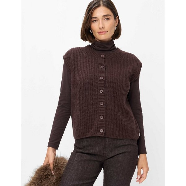 Brax Rundhalspullover Style ELISA Cosy Cotton: Pullunder im Baumwolle-Wollmix