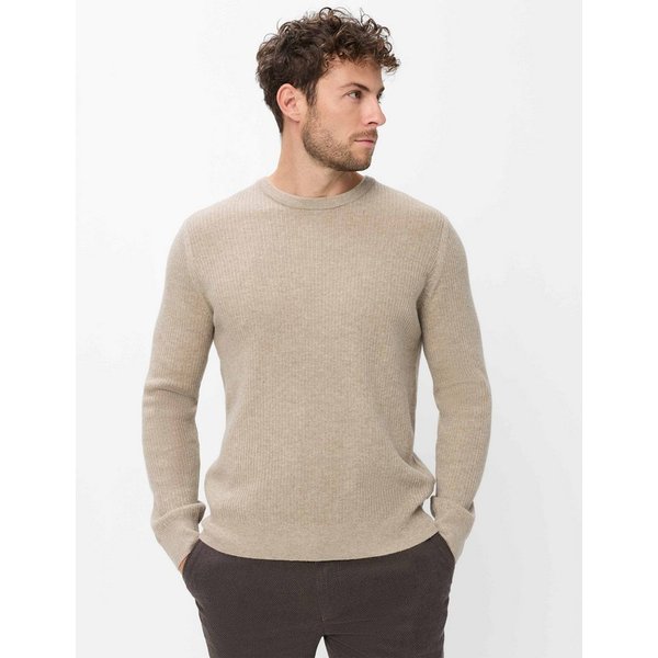 Brax Rundhalspullover Style RICK Cashlana: Strickpullover im Wolle-Kaschmir-Mix
