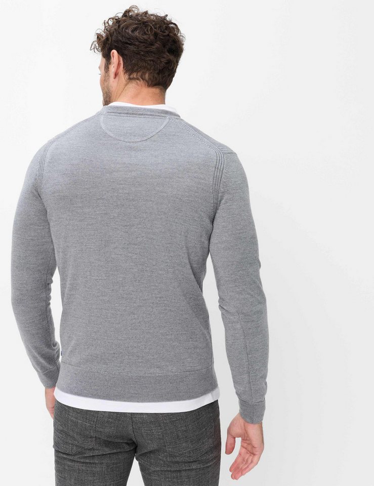 Brax Rundhalspullover Style RICK Merino: Pullover aus reiner Wolle – Bild 2 von 5