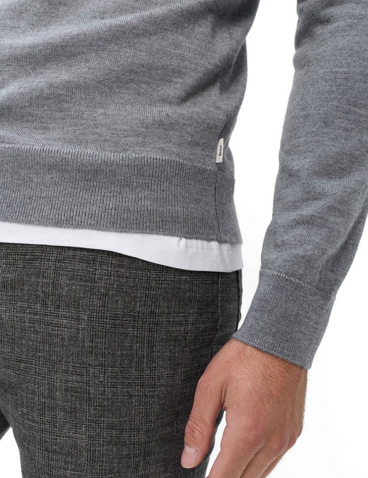 Brax Rundhalspullover Style RICK Merino: Pullover aus reiner Wolle – Bild 5 von 5