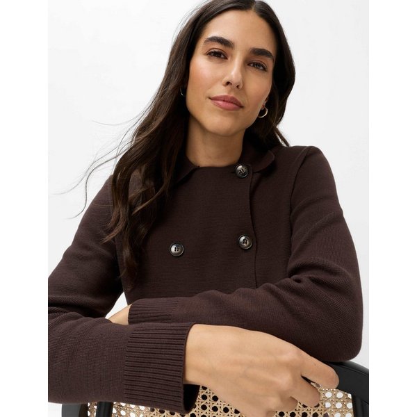 Brax Strickjacke Style ANNI Strickjacke aus reiner Baumwolle